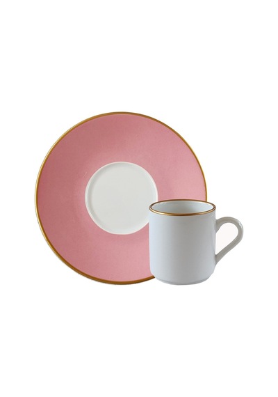 Regna Home Harmony Pınk 6 Kişilik Kahve Fincan Takımı (HBF-12-KFT