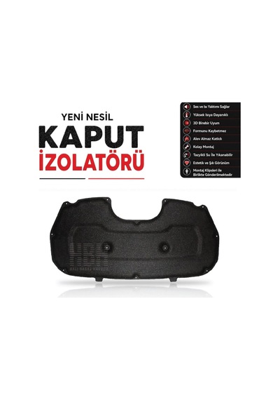 Peugeot 2008 Kaput Izolatörü 2020 Ve Sonrası + Klips Takımı