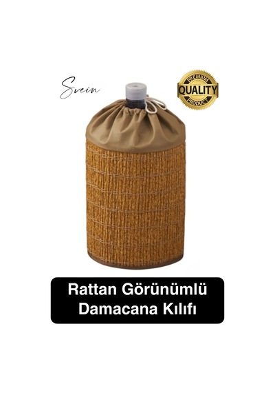 Dekoratif Özel Üretim Rattan Görünüm Su Damacana Kılıfı Mutfak Düzenleyici Katlanabilir Gizleme Çok Renkli