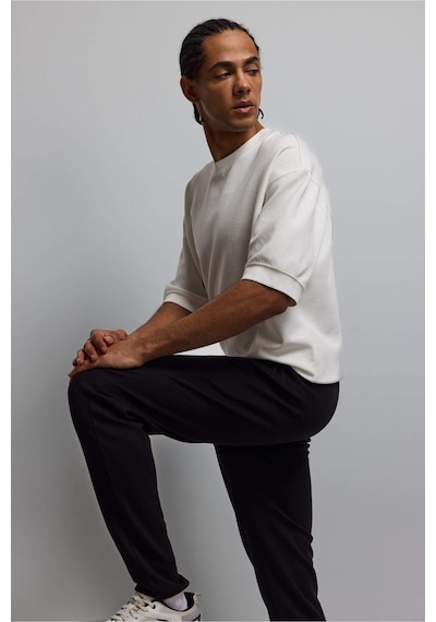 Defacto Slim Fit Dar Kesim Standart Paça Jogger S3309az26spbk81 Siyah-bk81