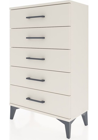 Arges Komodin 5 Çekmeceli 60x30x96 Aytaşı-aytaşı Aytaşı