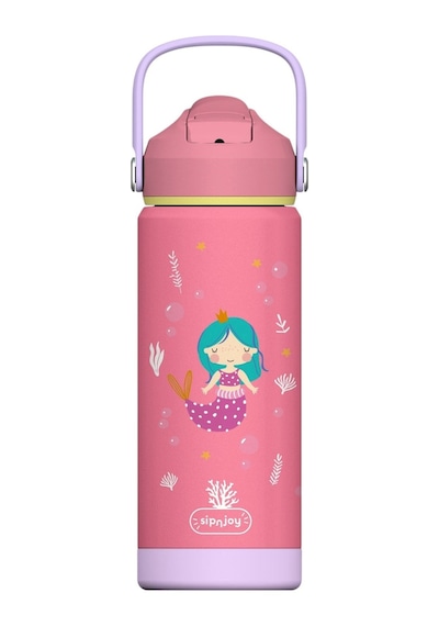 Sipnjoy - Flipsip Çocuk Su Termosu 550 Ml - Mermaid Dream
