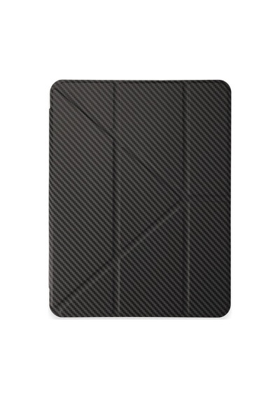 İpad Uyumlu Pro 11 2024 Kılıf Color Karbon Tablet Kılıfı - Koyu Gri - 100 Diğer