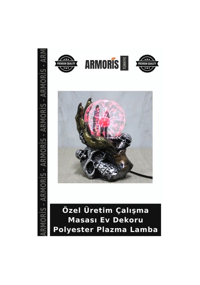Özel Üretim Çalışma Masası Ev Dekoru Polyester Plazma Lamba Çok Renkli
