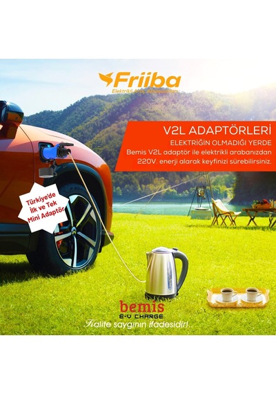 2 Li Priz Uzatma V2l Adaptör - Skywell Uyumlu