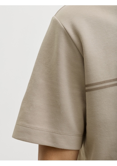 Jack & Jones Erkek Bisiklet Yaka Minimal Logo Baskili Tisört - Fusion - 12289936 Pure Cashmere