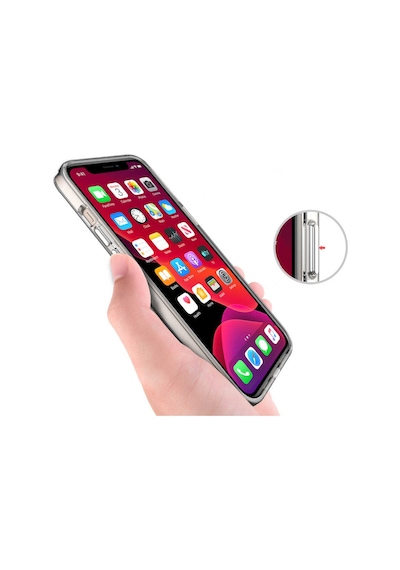 Zore Apple iPhone 14 Pro Max Uyumlu Omsy Gard Silikon-renksiz