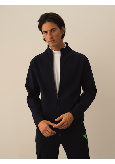 Xint Lacivert Pamuk Dokulu Regular Fit Sweatmont 350170