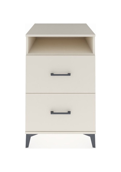 Kronos Komodin Tek Raflı 2 Çekmeceli 60x59x96 Aytaşı-aytaşı Aytaşı