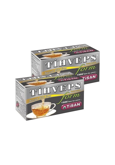 2 Kutu Tihveps Kayısılı Form Çayı Karışık Bitki Çayı Tiveps  Çayı 2 Pk.