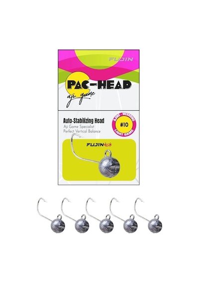 Pac-head 10no Aji Game Jighead 1,6 Gr 1,6 Gr