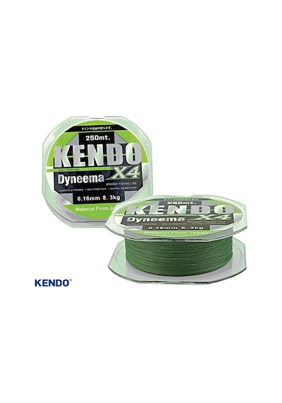 Kendo Dyneema X4 120 Metre Yeşil Ip Misina