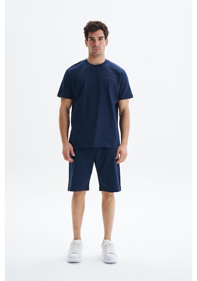 AR-MA Arma Erkek Regular Fit Basic Süprem % 100 Pamuk Yandan Ve Arka Cepli Şort Y29344279402 Lacivert