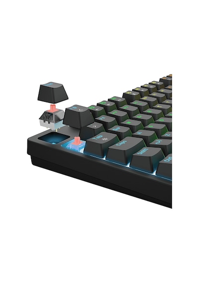 Rampage Enigma USB RGB Kırmızı Switch 1800 Kompakt Mekanik Klavye