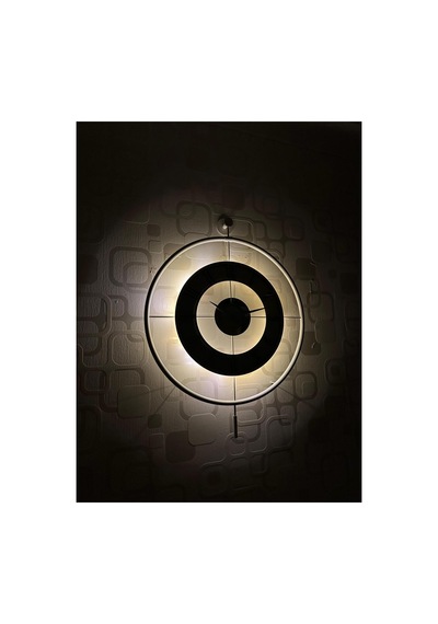 Pey Aksesuar Metal Camlı Duvar Saati 60x80 Cm Büyük Boy Işıklı Gerçek Cam Beyaz-şeffaf-beyaz-gümüş M61-beyaz-şeffaf-beyaz-gümüş