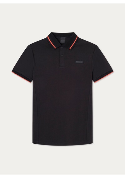 Hackett Siyah Erkek %100 Pamuk Slim Fit Polo T-shirt Hm563230
