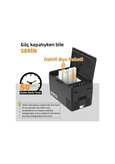 Mcd25b 12/24volt 25 Litre Kompresörlü Oto Buzdolabı/dondurucu + Buz Kaseti