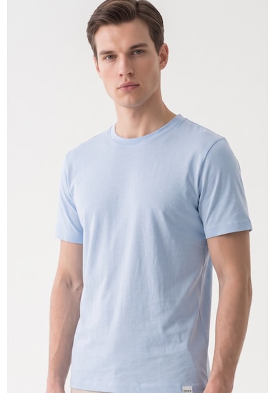 Mavi Bisiklet Yaka Kısa Kol Slim Fit Pamuklu Tişört 1011265166
