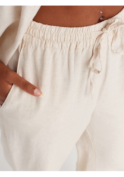 Dilvin 72156 Pijama Pantolon-ekru Ekru