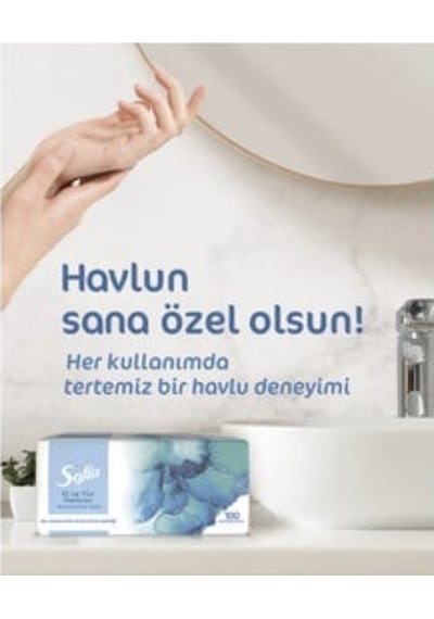 El Yüz Havlusu 100 Lü 5 Adet