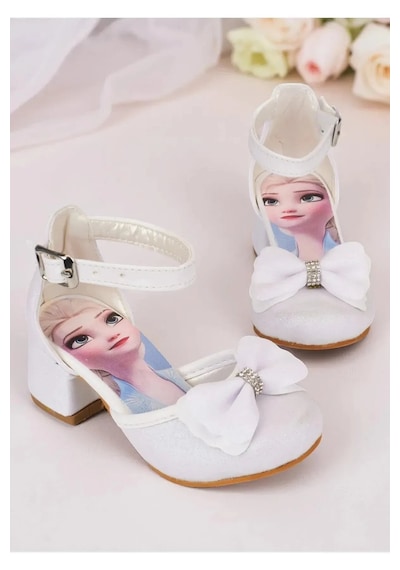 Nese Shoes Kız Çocuk Prenses Topuklu Ayakkabı Sedef