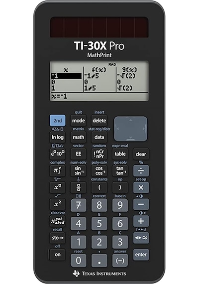 Texas Instruments Tı-30x Pro Mathprint Hesap Makinesi Siyah