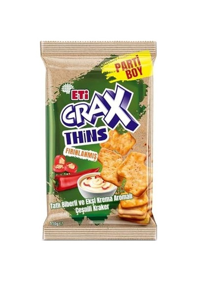 Crax Thins Tatlı Biberli Ekşi Kremalı Kraker 110 G