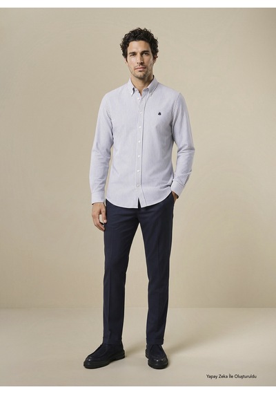 Brooks Brothers G, 2xl, Lacivert - Beyaz