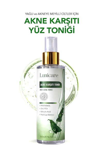 Lunicare Salisilik Asit Tonik - Gözenek Sıkılaştırıcı Ve Akne Karşıtı Siyah Nokta Temizleme 200 Ml