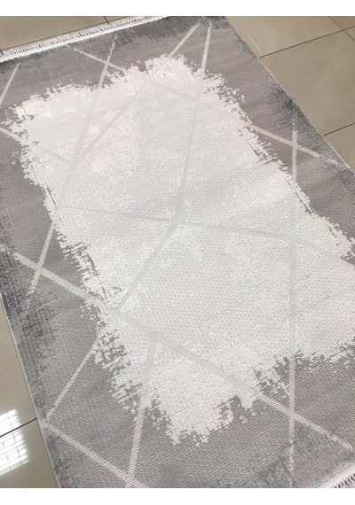 Merinos Halı Elegance 74423 096 Serisi Akrilik Salon Oturma Yatak Odası Halısı Gri - Krem