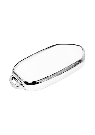Gma Keys Togg T10x T10f 3 Tuşlu Smart Nano Koruma Anahtar Kılıfı Beyaz Gümüş Silver Renk Yüksek Kalite