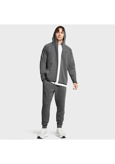 Under Armour Unstoppable Fleece Erkek Gri Polo Yaka Tişört