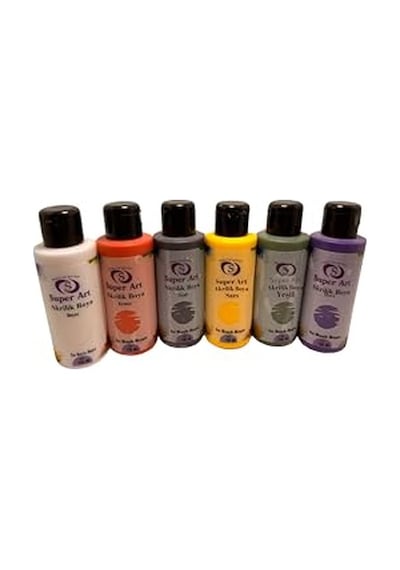 Superart Akrilik Boya Seti 6'lı 6x100 Ml 0,15 L