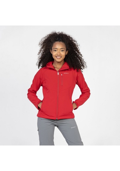 Merrell Focus Kadın Softshell Ceket Kırmızı Kirmizi