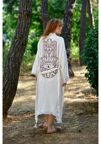 Brandsmithshop Talisman Bloom Kimono Düz Çok Renkli