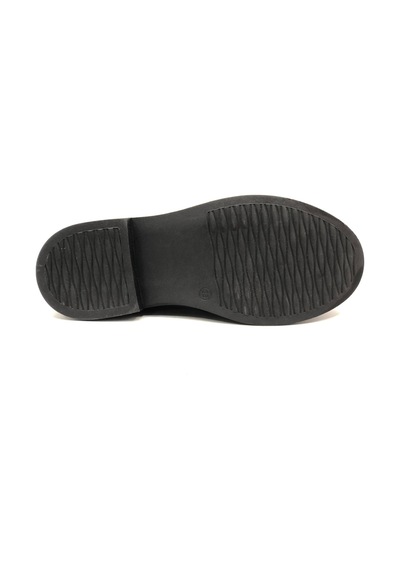 Greyder 72133 Zn Urban Deri Comfort Casual Oxford Kadın Ayakkabı SIYAH RUGAN
