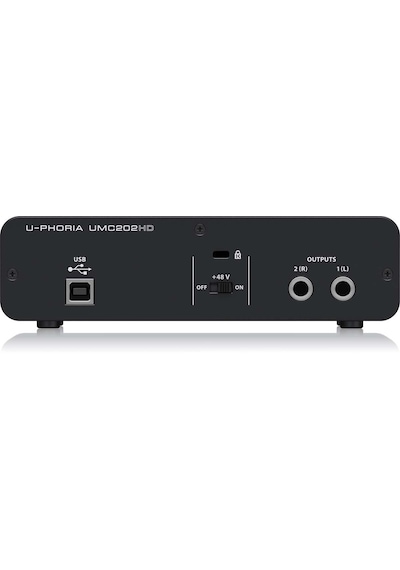 Behringer Umc202hd 24-bit/192khz 2x2 Usb Ses Kartı Behringer Umc202hd 24-bit/192khz 2x2 Usb Ses Kartı