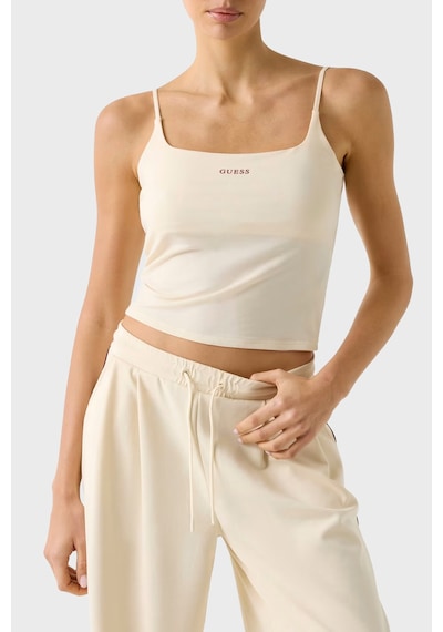 Guess Bayan Top V6gp18 K3470 G047 Beyaz Beyaz