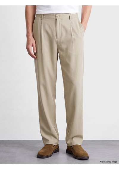 Lcw Vision Yeşil Loose Fit Erkek Pileli Pantolon