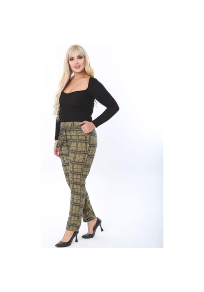 Sea Queen Kadın Büyük Beden Yüksek Bel Kuşaklı Desenli Kaşkorse Pantolon Yesil Ekoseli - 691783498 Yesil Ekoseli Sea Queen Kadın Büyük Beden Yüksek Bel Kuşaklı Desenli Kaşkorse Pantolon Yesil Ekoseli - 691783498 Yesil Ekoseli