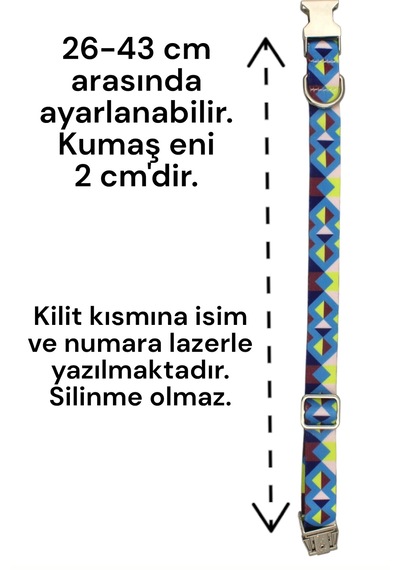 Caramelos Köpek Tasması-küçük Irk Ve Orta Irk İsimli Tasma 06