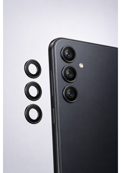 Samsung A24 Uyumlu Arka Kamera Koruyucu+ Full Ekran Koruyucu Seti Si Yah
