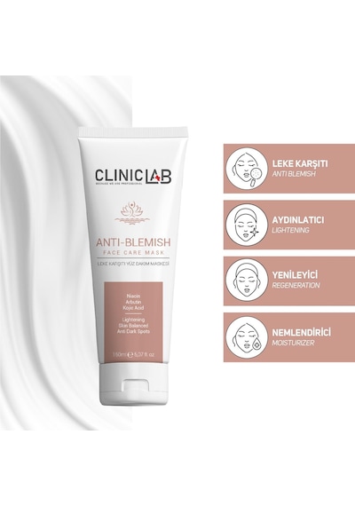 Clınıclab Leke Karşıtı Yüz Bakım Maskesi 150 Ml