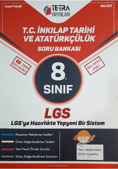 Tetra Yayınları 8. Sınıf LGS İnkılap Tarihi Soru Bankası