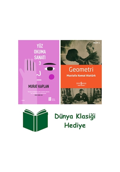 Yüz Okuma Sanatı - 3 + Geometri + Dünya Klasiği Hediye