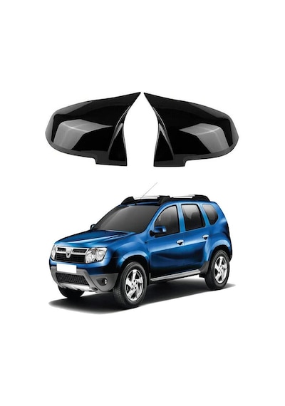 Dacia Duster 10-18 Araca Özel Batman Yarasa Ayna Kapağı Pianobla