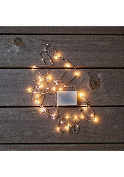 Upway 5 Metre Su Geçirmez Günışığı 50 Led Işık - Pilli Dekoratif Aydınlatma Sarı
