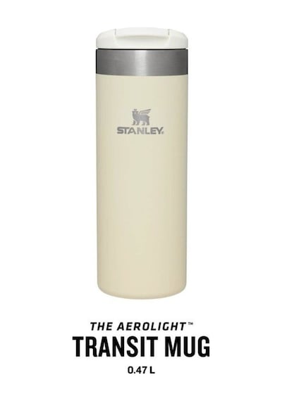 Stanley 10-10787-178 16oz The Aerolıght Transıt Mug Cream Metallıc Termos 0,47lt