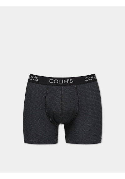 Colin's Colins Modern Fit Baskılı Erkek Gri Boxer Cl1075763 Q1.v1 Gra Gri