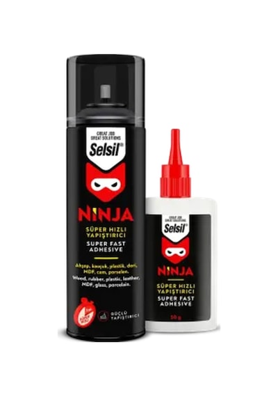 Selsil Ninja Mdf Hızlı Yapıştırıcı 400 Ml +100 Ml